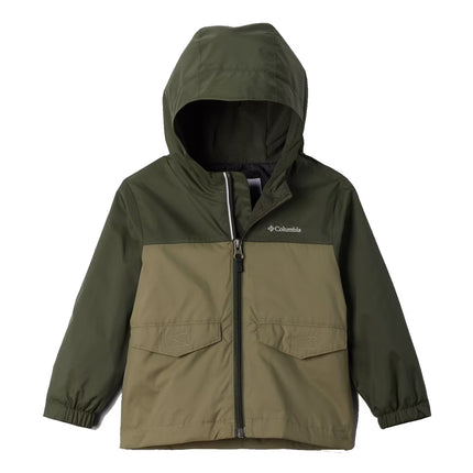 Columbia Boys' Toddler Rain-Zilla II Jacket Greenscape/Stone Green