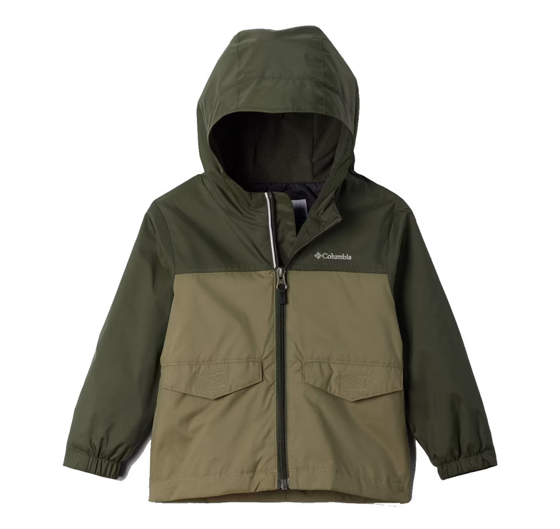 Columbia Boys' Toddler Rain-Zilla II Jacket Greenscape/Stone Green