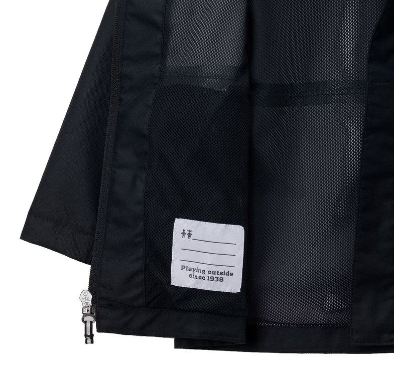 Columbia Boys' Toddler Hikebound II Rain Jacket Black