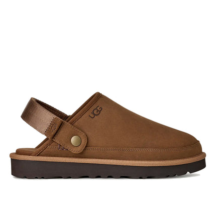 UGG Men's Goldencoast Clog II Nubuck Dark Chestnut