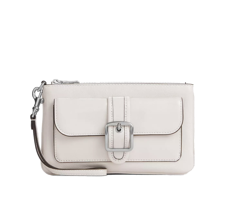 Coach Women's Ashton Wristlet Silver/Chalk