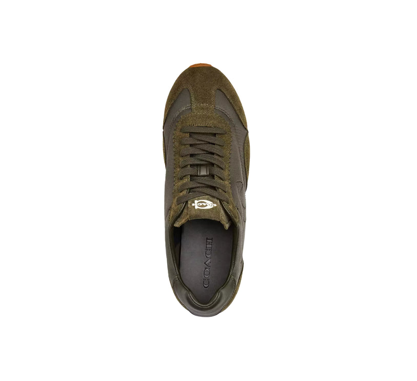 Coach Women's Flat Sneaker Olive