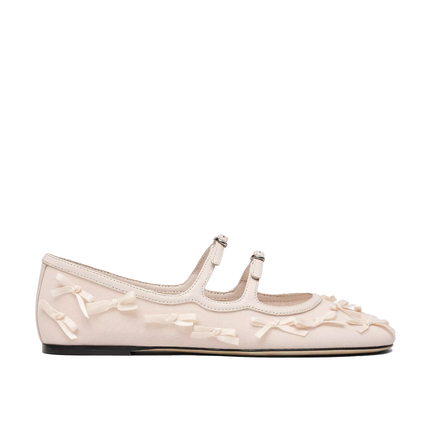 Marc Jacobs Women's The Bow Mesh Kiki Ballerina Beige