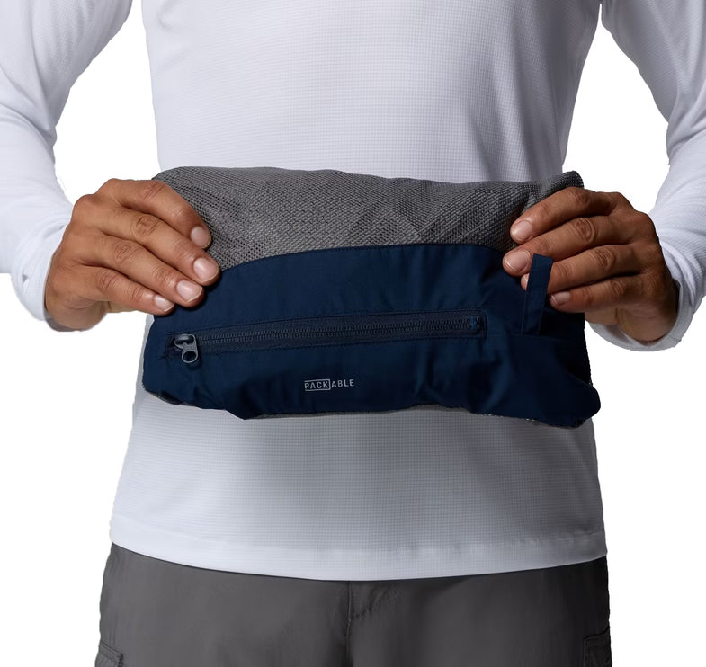 Columbia Men's Trailborne 2.5L Rain Shell Collegiate Navy