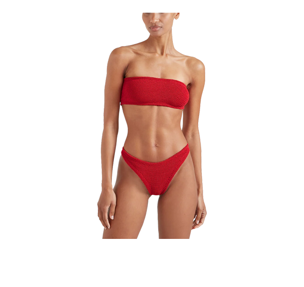 HUNZA G Women's Shay Bikini Red