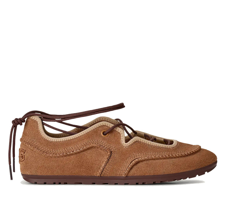 UGG Women's Quill Ballet Sneaker Chestnut/Sand