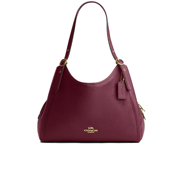 Coach Women's Erin Shoulder Bag Gold/Dark Cherry