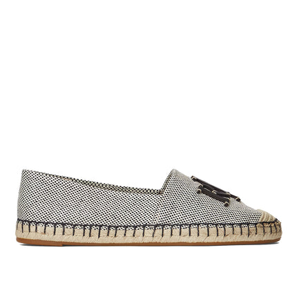 Polo Ralph Lauren Women's Cameryn III Canvas & Leather Espadrille Natural/Black