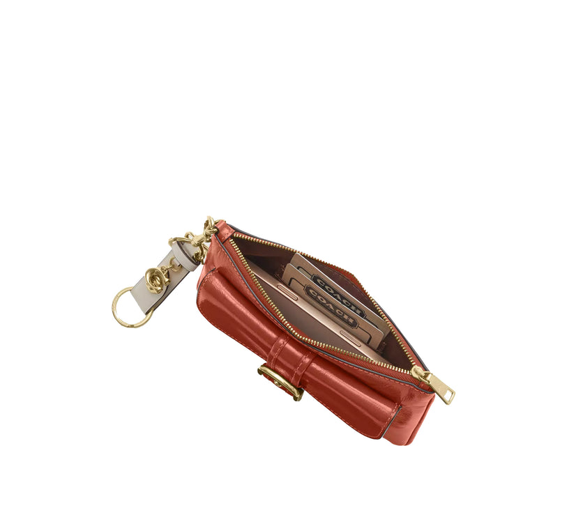 Coach Women's Ashton Wristlet Gold/Cinnamon