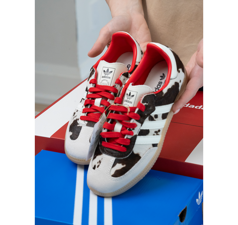 Adidas Women's Samba OG Shoes Aurora Coffee/Off White/Gum KI6956