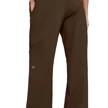 alo Women's Suit Up Trouser (Regular) Espresso