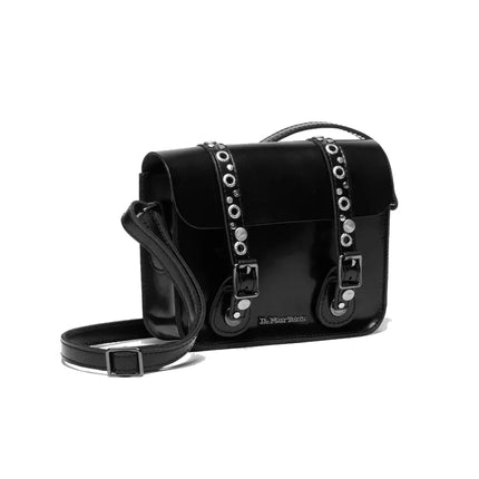 Dr. Martens 7 Inch Studded Lather Satchel Black
