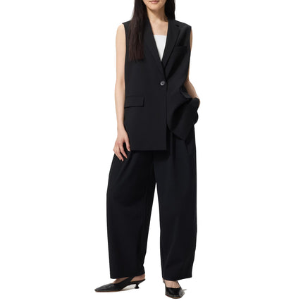 Uniqlo Women's Extra Stretch Active Wide Pants 09 Black