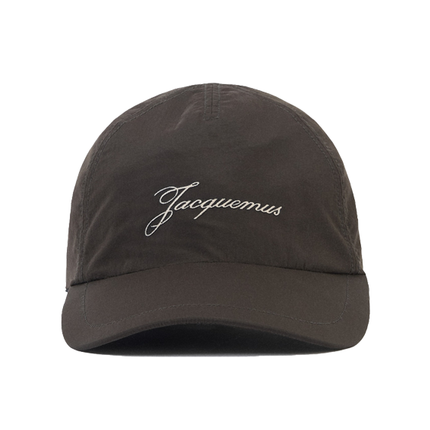 Jacquemus Unisex The Baluchon Baseball Cap Dark Brown
