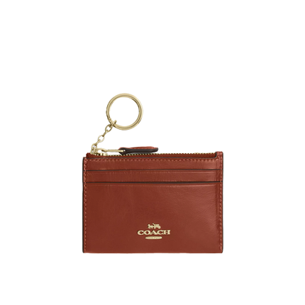 Coach Women's Mini Skinny Id Case Gold/Cinnamon