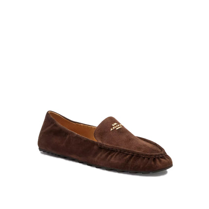 Coach Women's Phoebe Soft Loafer Suede/Maple