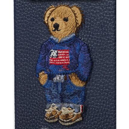 Polo Ralph Lauren Polo Bear Leather iPhone 17 Pro Case Navy Multi