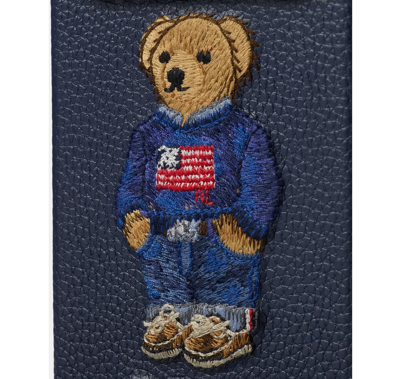 Polo Ralph Lauren Polo Bear Leather iPhone 17 Pro Case Navy Multi