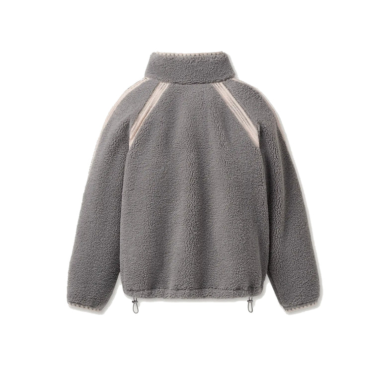 UGG Women's Nikia Crochet UGGfluff Jacket Cobble
