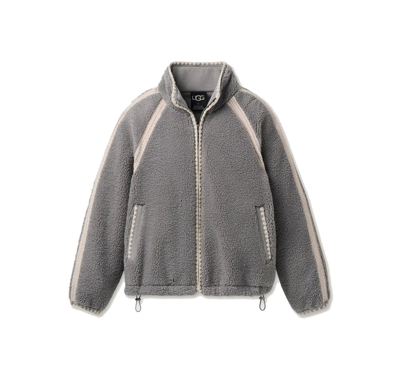 UGG Women's Nikia Crochet UGGfluff Jacket Cobble