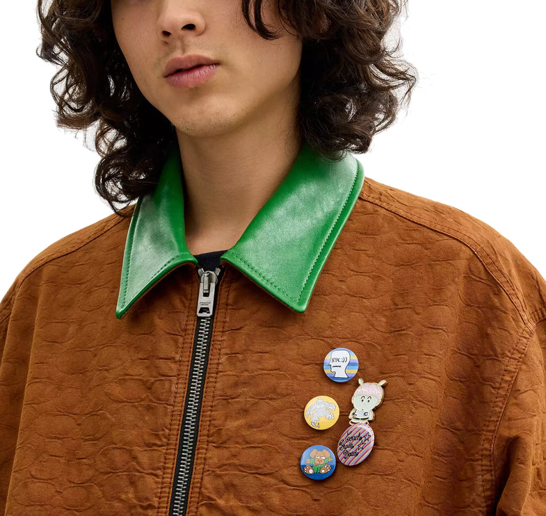 COACH Men's Coach | Brain Dead Zip Front Blouson Brown
