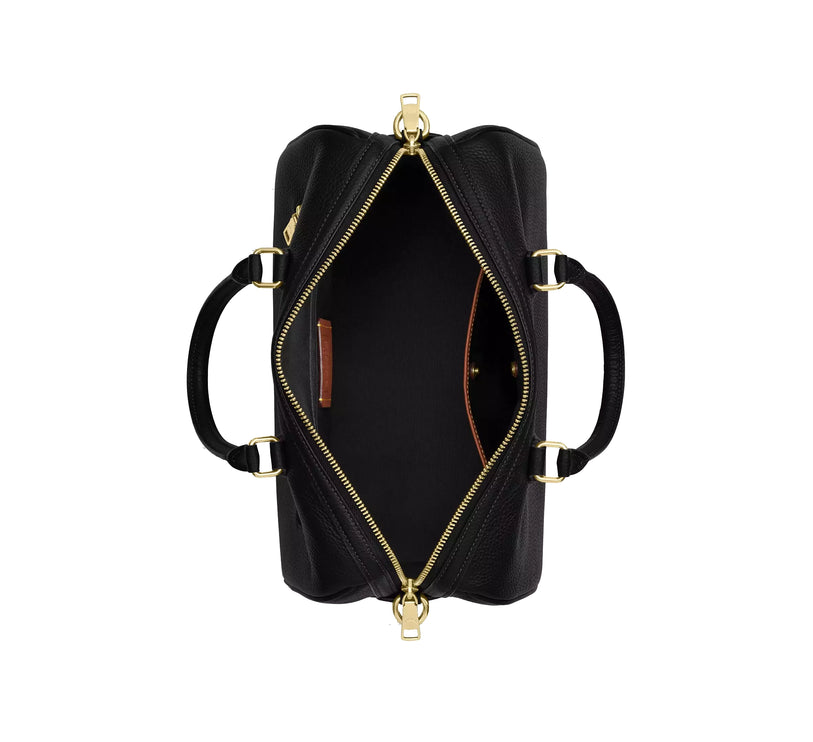 Coach Women's Rowan Large Satchel Bag Gold/Black