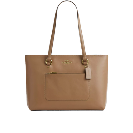 Coach Women's Station Tote Bag Gold/Sandy Beige