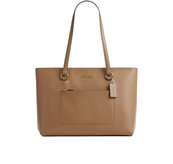 Coach Women's Station Tote Bag Gold/Sandy Beige