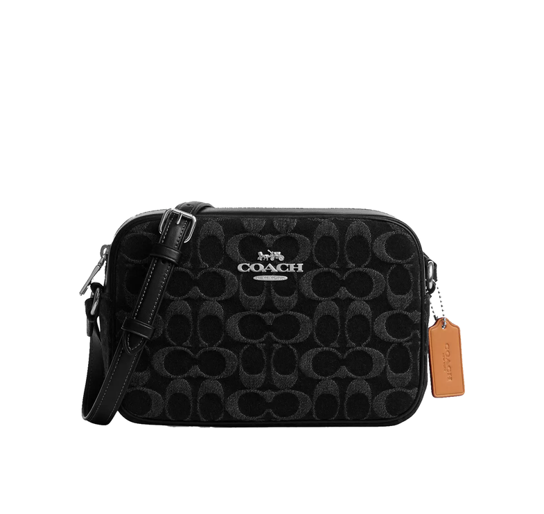 Coach Women's Jamie Camera Bag In Signature Denim Silver/Black