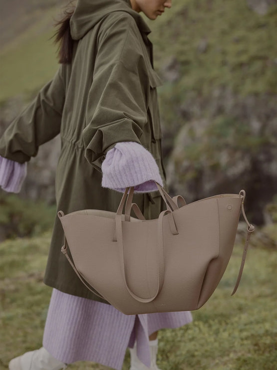 Polène Women's Cyme Edition Textured Taupe