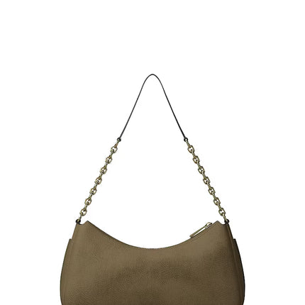 Michael Kors Women's Nolita Medium Nubuck Chain Pochette Loden