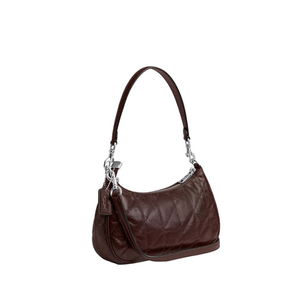 Coach Women's Teri Shoulder Bag With Quilting Silver/Maple