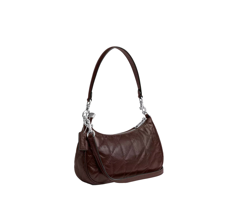 Coach Women's Teri Shoulder Bag With Quilting Silver/Maple