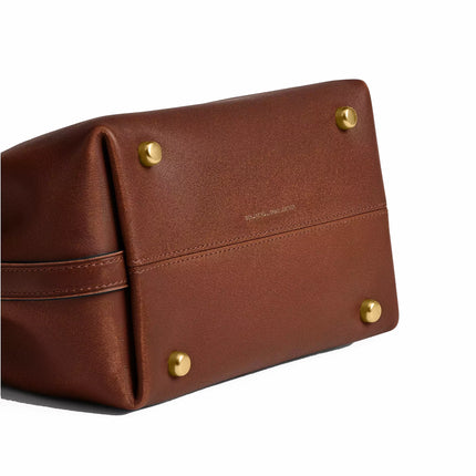 Coach Women's Empire Carryall Bag 21 In Loved Leather Brass/Brown