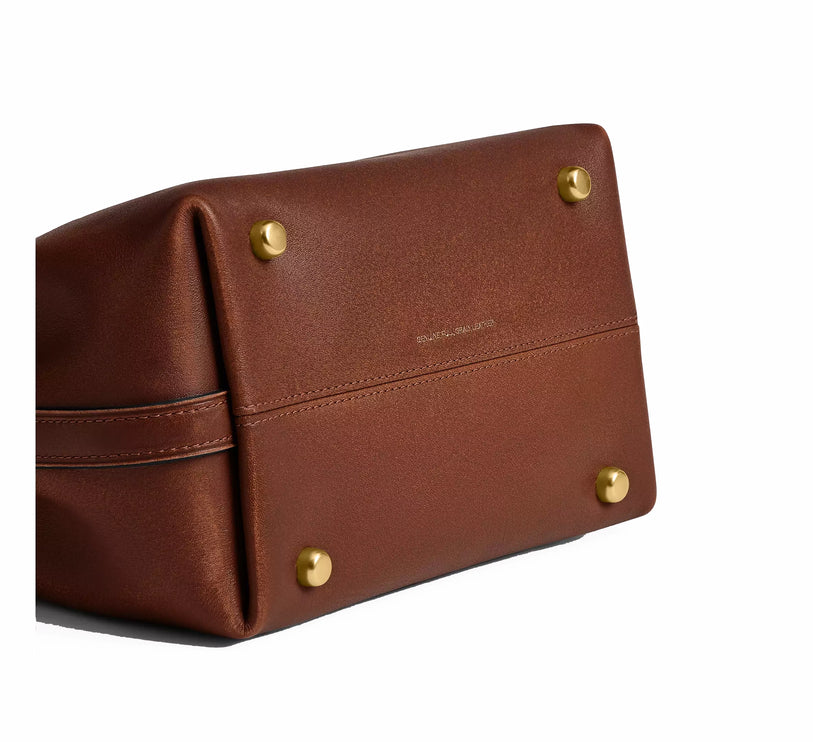 Coach Women's Empire Carryall Bag 21 In Loved Leather Brass/Brown