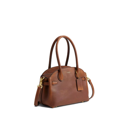 Coach Women's Empire Carryall Bag 21 In Loved Leather Brass/Brown