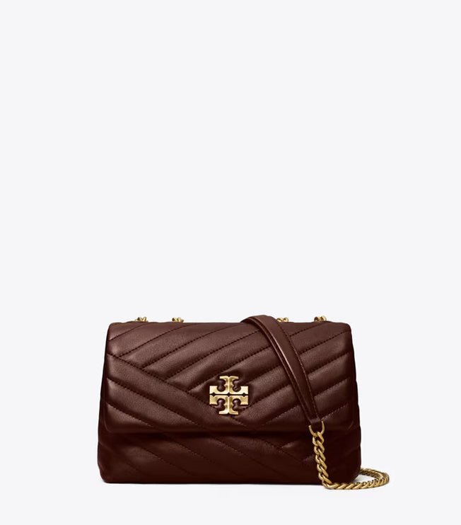 Tory Burch Women's Small Kira Chevron Convertible Shoulder Bag TEMPRANILLO