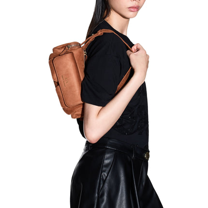 Armani Exchange Women's Shoulder Bags Camel