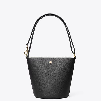 Tory Burch Women's Leather Bucket Bag Black