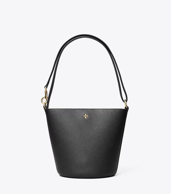 Tory Burch Women's Leather Bucket Bag Black