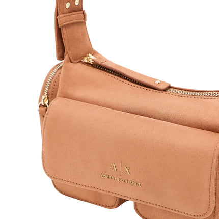Armani Exchange Women's Shoulder Bags Camel