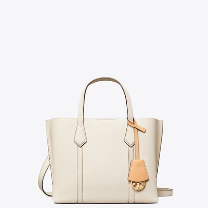 Tory Burch Women's Small Perry Triple-Compartment Tote NEW IVORY