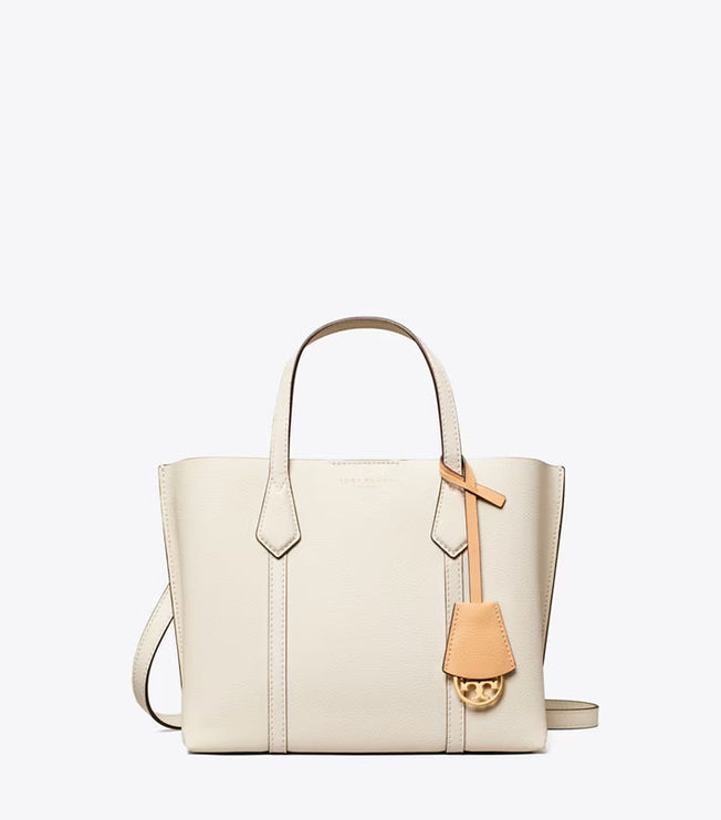 Tory Burch Women's Small Perry Triple-Compartment Tote NEW IVORY