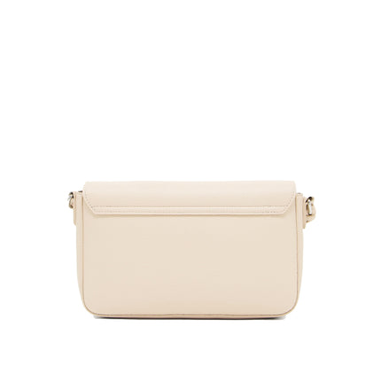 Armani Exchange Women's Allover Logo Shoulder Bag Beige