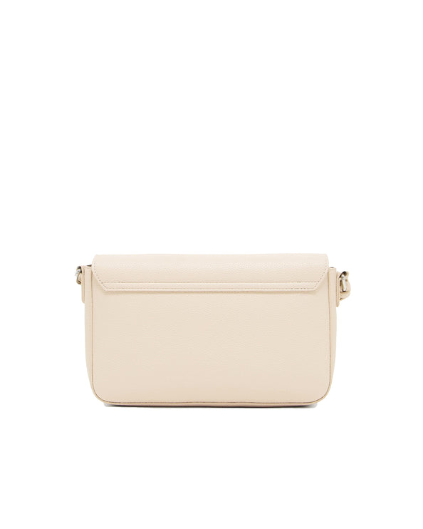 Armani Exchange Women's Allover Logo Shoulder Bag Beige