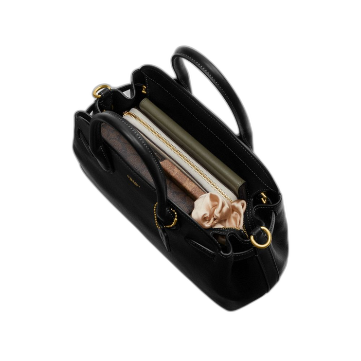 Coach Women's Soft Empire Carryall Bag 28 Brass/Black