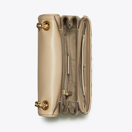 Tory Burch Women's Small Fleming Soft Convertible Shoulder Bag Fresh Clay