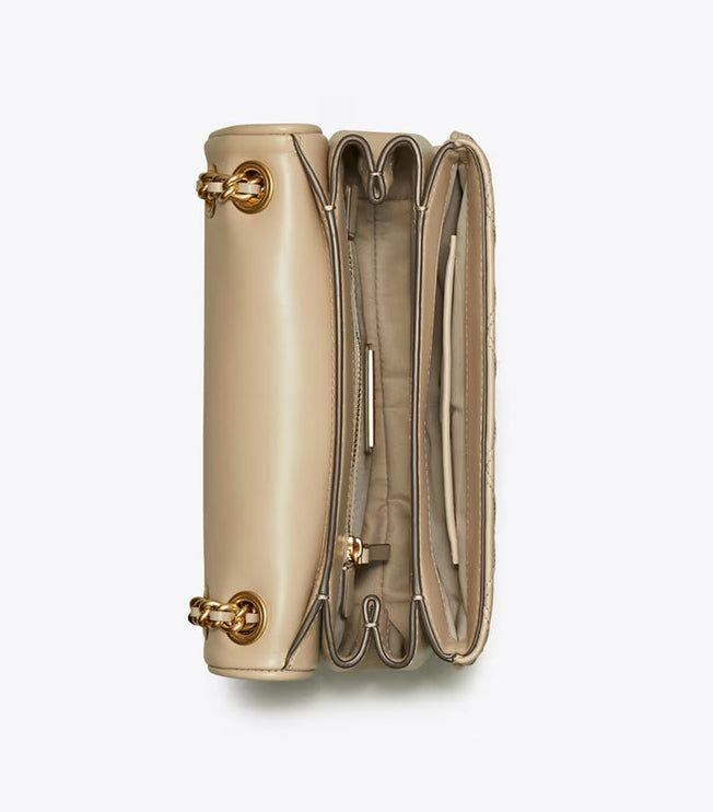 Tory Burch Women's Small Fleming Soft Convertible Shoulder Bag Fresh Clay