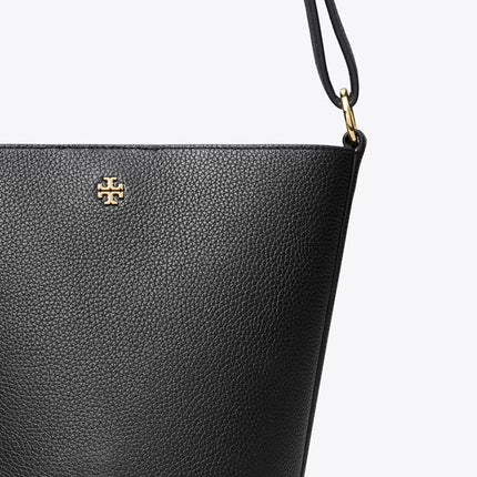 Tory Burch Women's Leather Bucket Bag Black