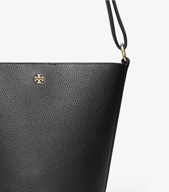 Tory Burch Women's Leather Bucket Bag Black